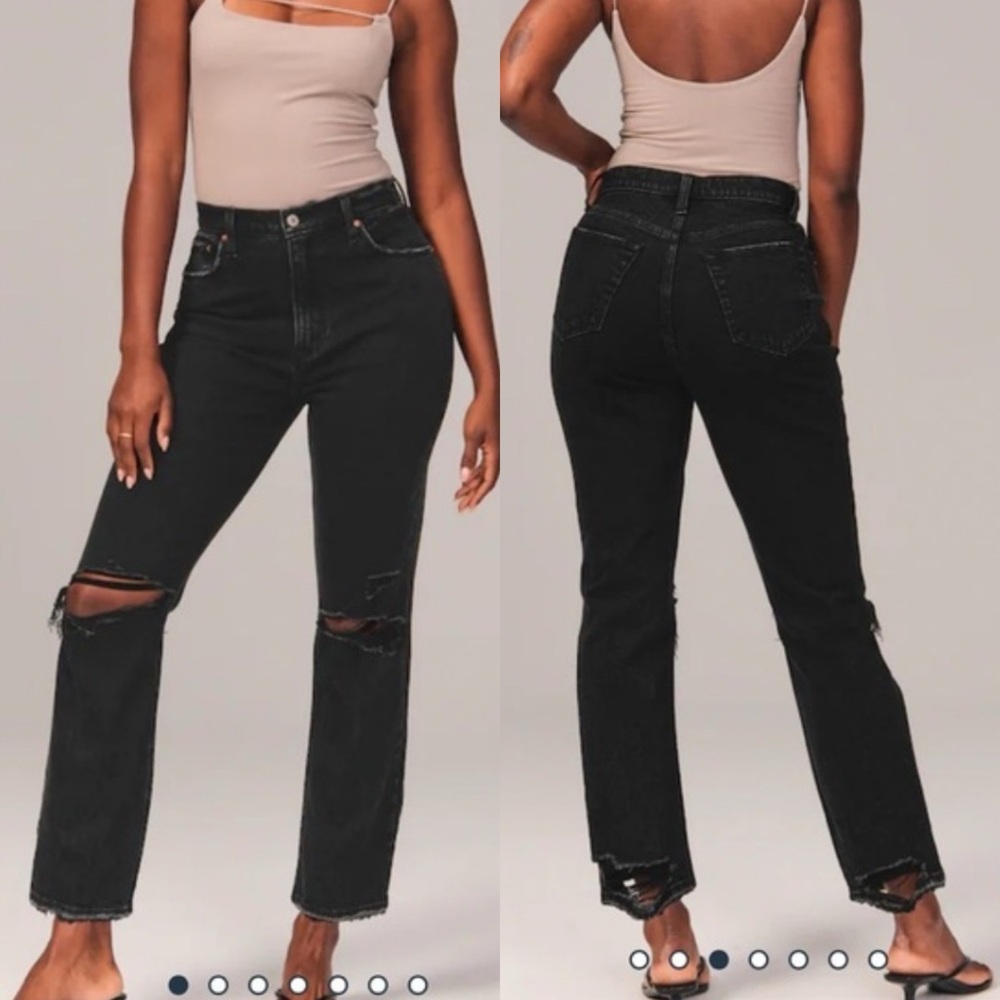 Abercrombie and Fitch The Ankle Straight Jean